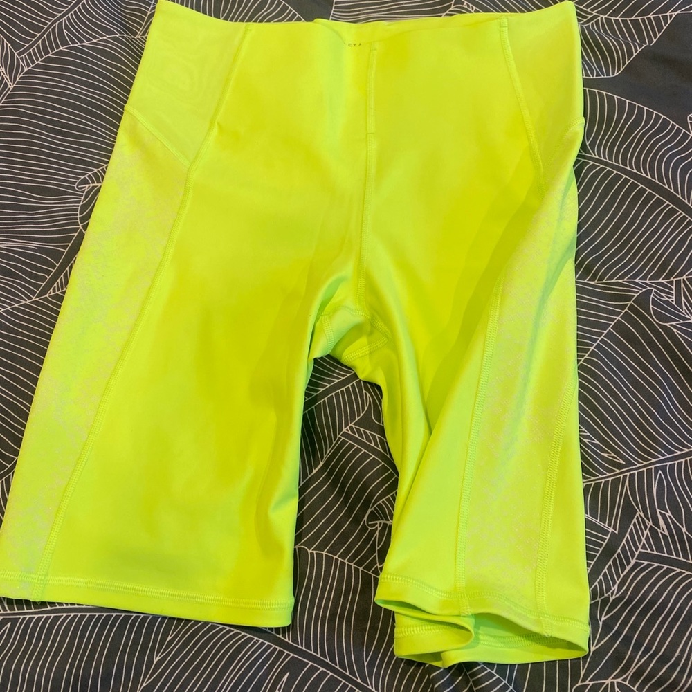Neon Athleta Biker Shorts- new!